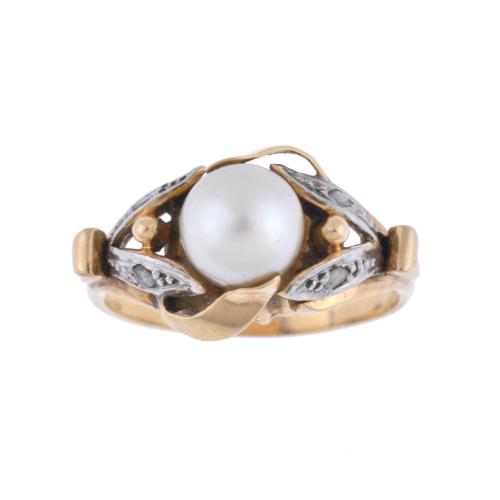 Ring with pearl, 1960&#39;s.