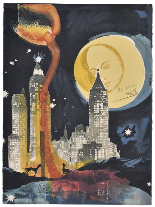 SALVADOR DALÍ I DOMÈNECH (1904-1989). "Manhattan Skyline", circa 1976.