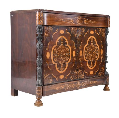 Mary Christine Regency chest of drawers, 19th century.