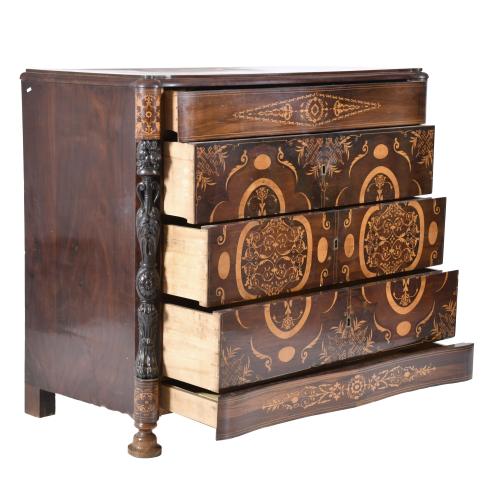 Mary Christine Regency chest of drawers, 19th century.