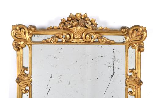 Napoleon III style wall mirror, first half 20th century.