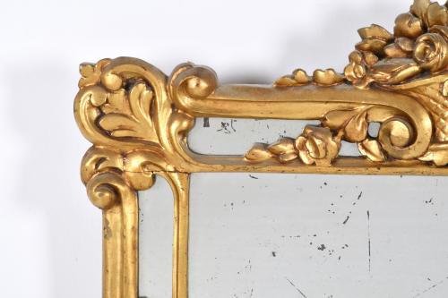 Napoleon III style wall mirror, first half 20th century.