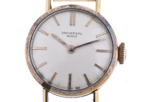 UNIVERSAL GENEVE. Reloj-joya de pulsera, circa 1960.