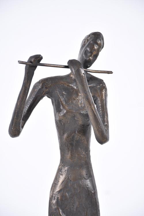 AFTER MODELS BY GIACOMETTI.  ‘Trio of musicians’.