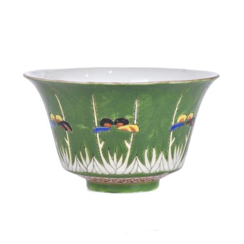 Chinese Green Family tea cup, 20th century.