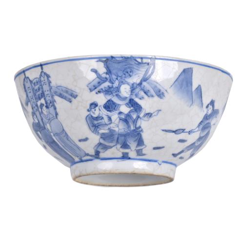 Bowl after Qianlong porcelain models, 20th century.