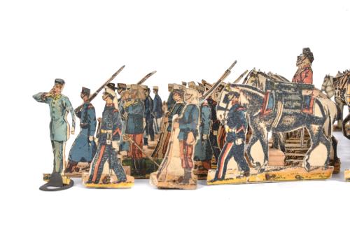 Collection of paper soldiers, 20th century.