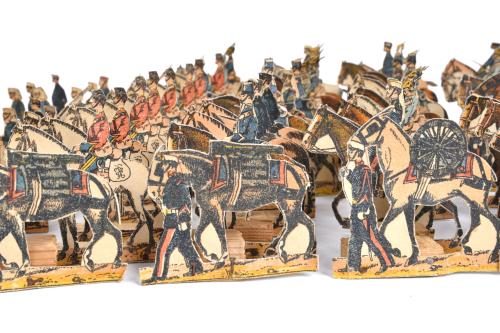 Collection of paper soldiers, 20th century.