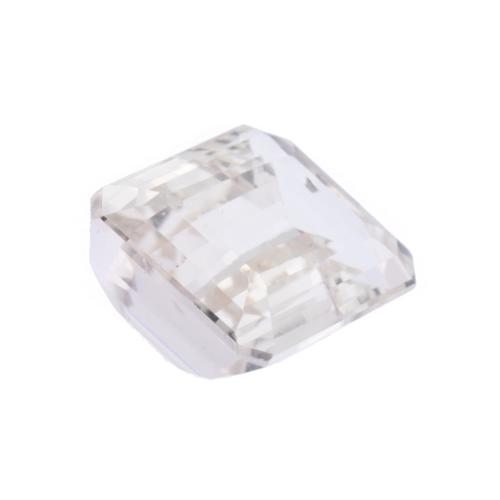 Unmounted emerald cut spodumene, 14.55 ct.