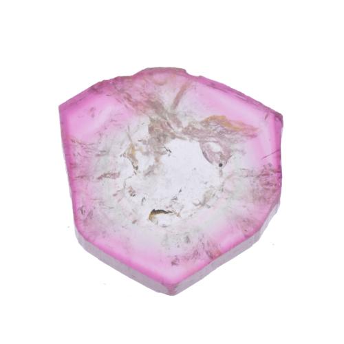 Unmounted ‘watermelon’ uncut tourmaline.