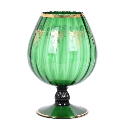 Large Murano glass goblet, 20th century.