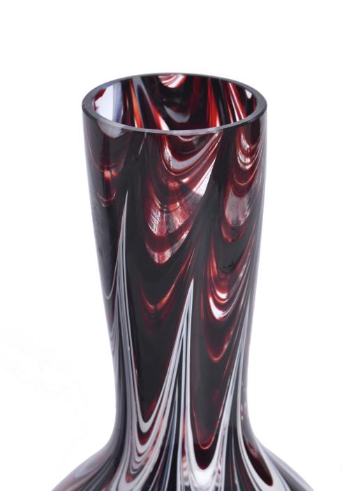 Pair of Murano glass vases, 20th century.