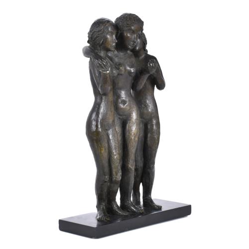 APEL·LES FENOSA (1899-1988).  ‘The Three Graces’, unique pi