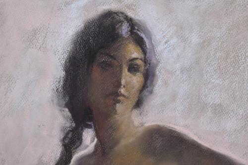 JOAN MARTÍ  ARAGONES (1936-2009). "Desnudo femenino".