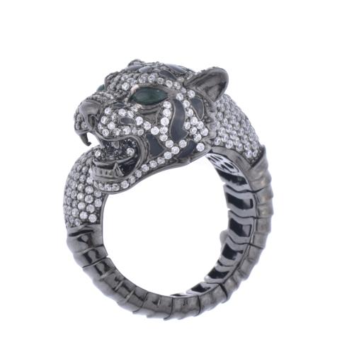 Panther-shaped ring.