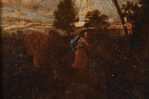 18TH CENTURY, SPANISH SCHOOL. Biblical scene. ‘St. Jerome t