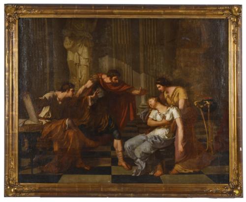 18TH-19TH CENTURIES ITALIAN SCHOOL. &#39;Virgil reads the Aenei