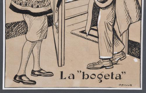 RICARD OPISSO (1880-1966). "La "bogeta"", circa 1920.