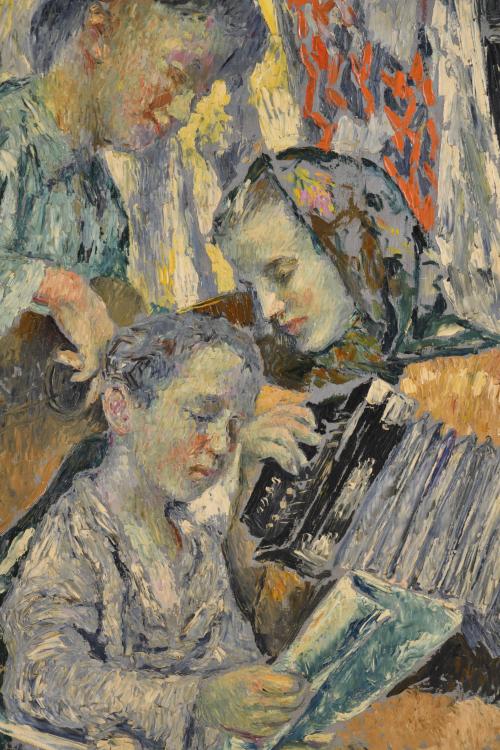 RAFAEL ESTRANY Y ROS (1884-1958). "Familia", circa 1940.